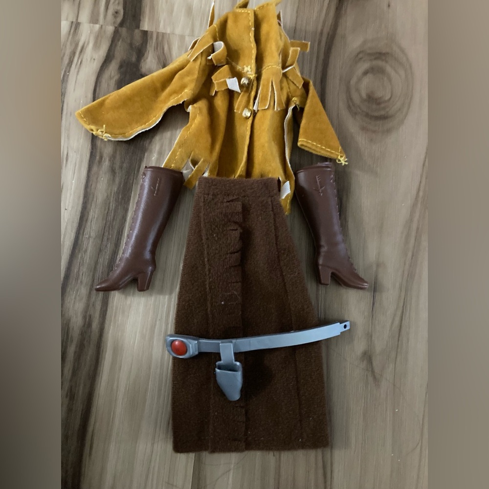 Barbie Francie  Vintage coat Western  Mattel Skirt Boots Outfit